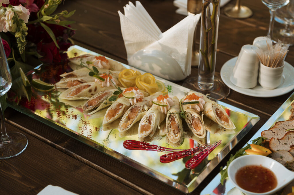 luxury food for event